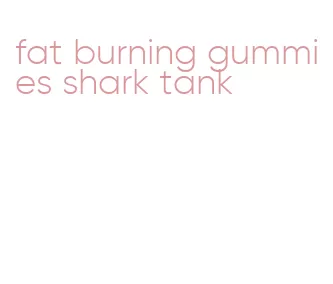 fat burning gummies shark tank