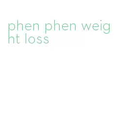 phen phen weight loss