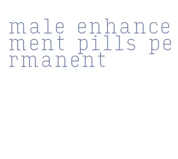 male enhancement pills permanent