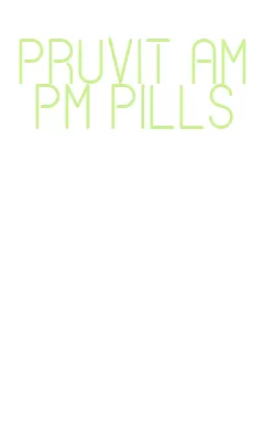 pruvit am pm pills