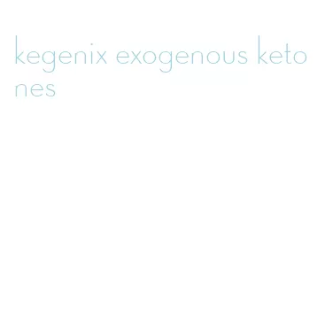 kegenix exogenous ketones