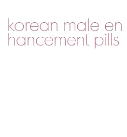 korean male enhancement pills