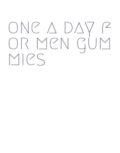 one a day for men gummies