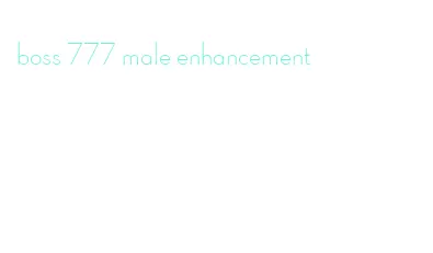 boss 777 male enhancement