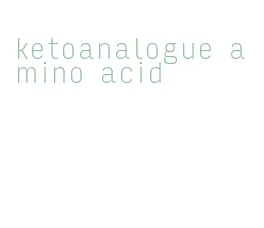 ketoanalogue amino acid
