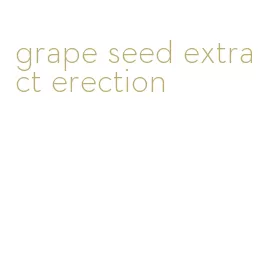 grape seed extract erection