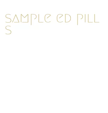 sample ed pills