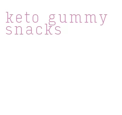 keto gummy snacks