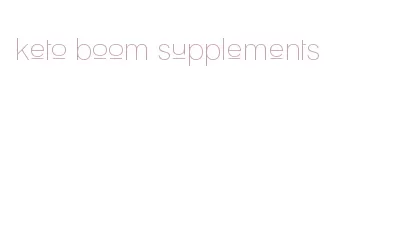 keto boom supplements