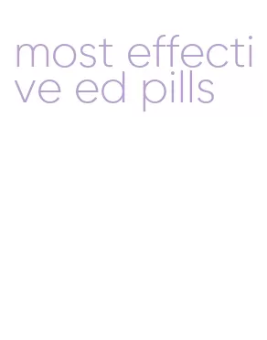 most effective ed pills