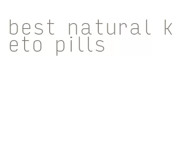 best natural keto pills