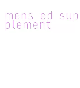 mens ed supplement