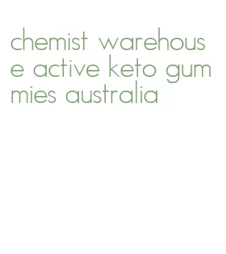 chemist warehouse active keto gummies australia