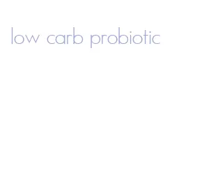 low carb probiotic