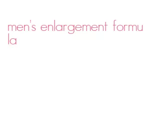 men's enlargement formula