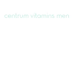 centrum vitamins men