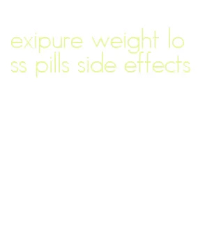 exipure weight loss pills side effects