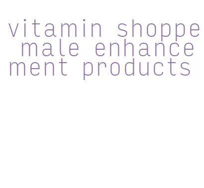 vitamin shoppe male enhancement products