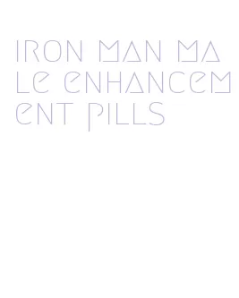 iron man male enhancement pills