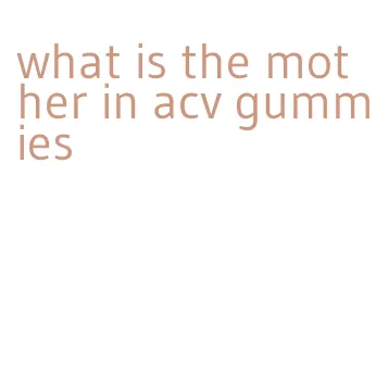 what is the mother in acv gummies