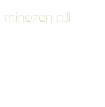 rhinozen pill