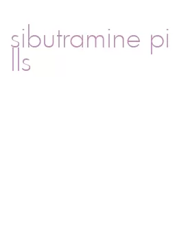 sibutramine pills