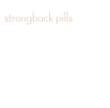 strongback pills