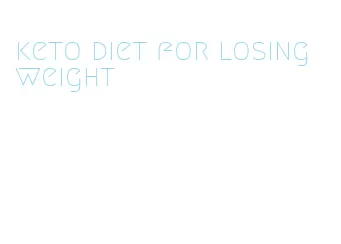 keto diet for losing weight