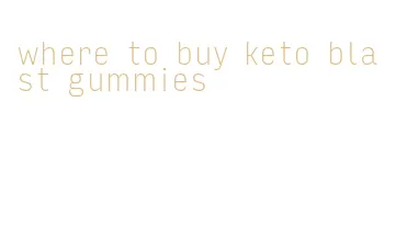where to buy keto blast gummies