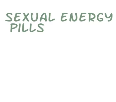 sexual energy pills