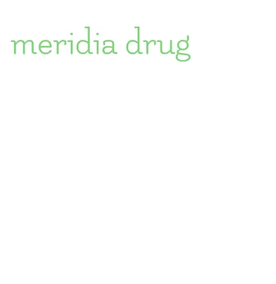 meridia drug