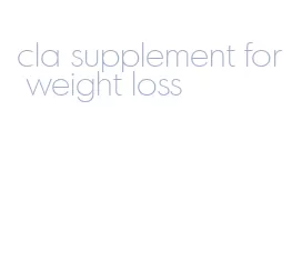 cla supplement for weight loss