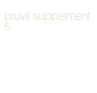 pruvit supplements