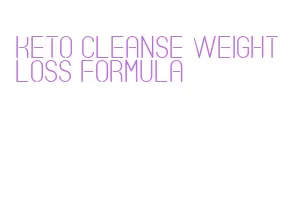 keto cleanse weight loss formula