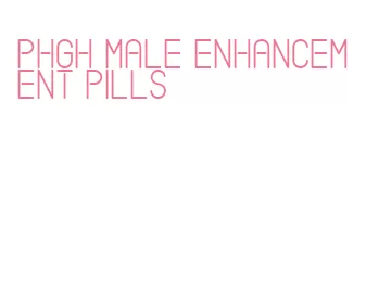 phgh male enhancement pills