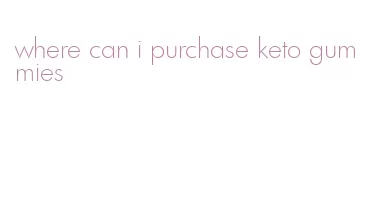 where can i purchase keto gummies