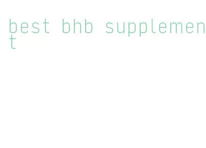 best bhb supplement