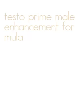 testo prime male enhancement formula