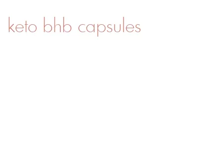 keto bhb capsules