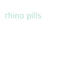 rhino pills