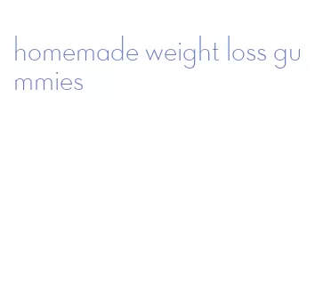 homemade weight loss gummies