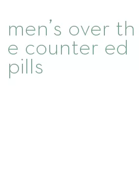 men's over the counter ed pills