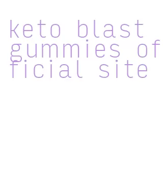 keto blast gummies official site