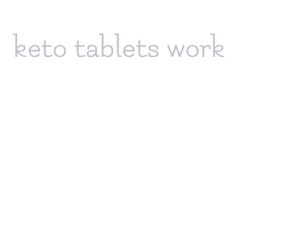 keto tablets work