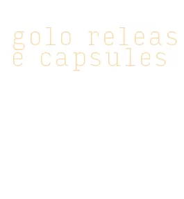golo release capsules