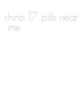 rhino 17 pills near me