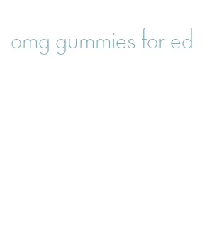 omg gummies for ed