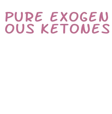 pure exogenous ketones