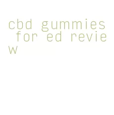 cbd gummies for ed review