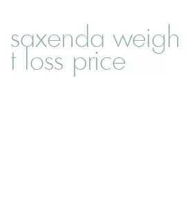 saxenda weight loss price